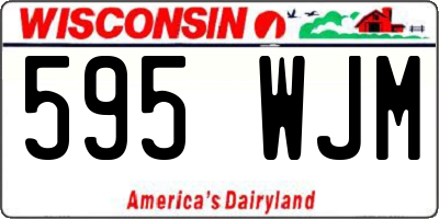 WI license plate 595WJM