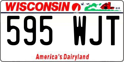 WI license plate 595WJT