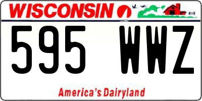 WI license plate 595WWZ