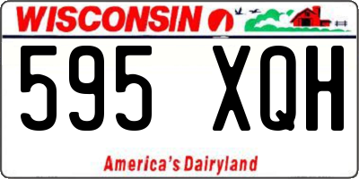 WI license plate 595XQH