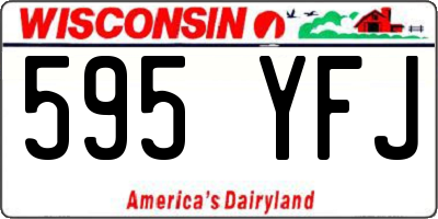 WI license plate 595YFJ