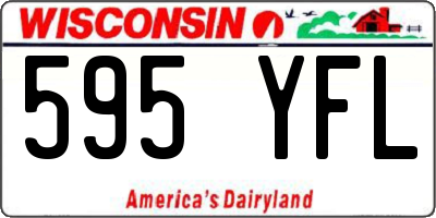 WI license plate 595YFL