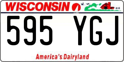 WI license plate 595YGJ