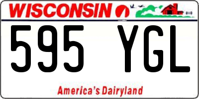 WI license plate 595YGL