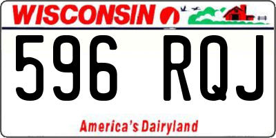 WI license plate 596RQJ