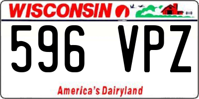WI license plate 596VPZ
