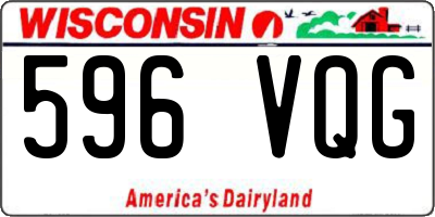 WI license plate 596VQG