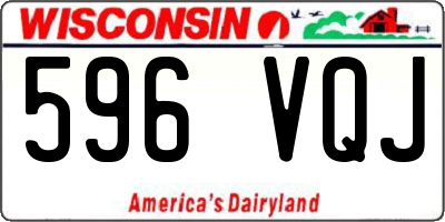 WI license plate 596VQJ