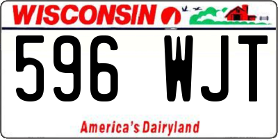 WI license plate 596WJT