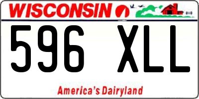 WI license plate 596XLL