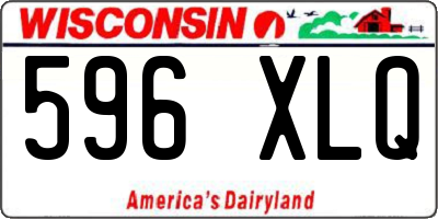 WI license plate 596XLQ