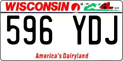 WI license plate 596YDJ