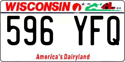 WI license plate 596YFQ