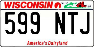 WI license plate 599NTJ
