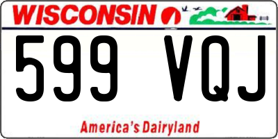 WI license plate 599VQJ