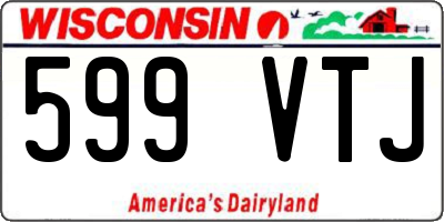 WI license plate 599VTJ