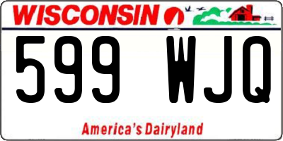 WI license plate 599WJQ