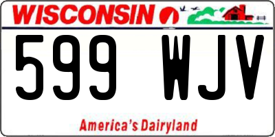 WI license plate 599WJV