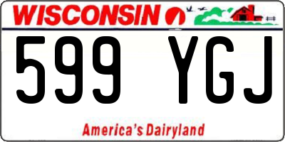 WI license plate 599YGJ