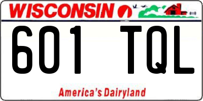 WI license plate 601TQL