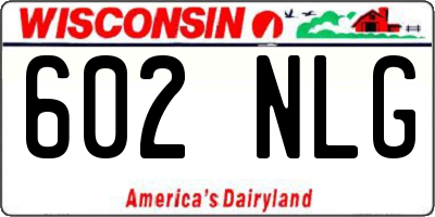 WI license plate 602NLG