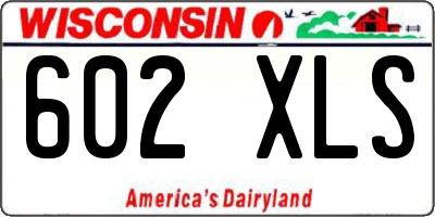 WI license plate 602XLS