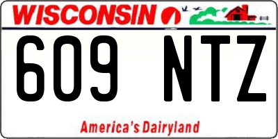 WI license plate 609NTZ