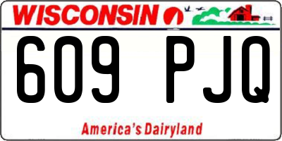WI license plate 609PJQ