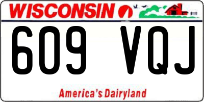 WI license plate 609VQJ