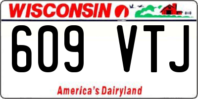 WI license plate 609VTJ