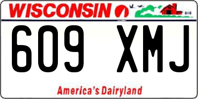 WI license plate 609XMJ