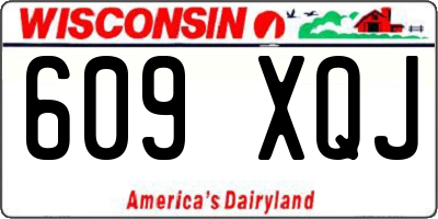 WI license plate 609XQJ