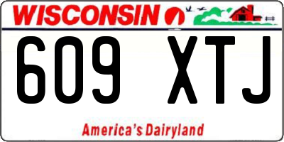 WI license plate 609XTJ