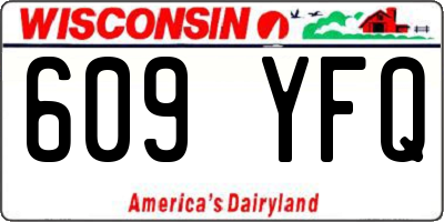 WI license plate 609YFQ