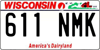 WI license plate 611NMK