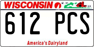 WI license plate 612PCS