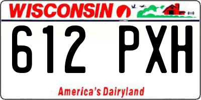 WI license plate 612PXH