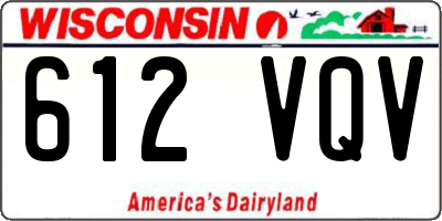 WI license plate 612VQV