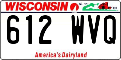 WI license plate 612WVQ