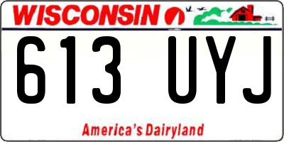 WI license plate 613UYJ