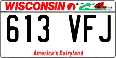 WI license plate 613VFJ