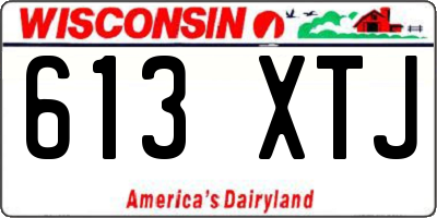 WI license plate 613XTJ