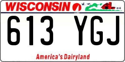 WI license plate 613YGJ