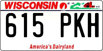 WI license plate 615PKH