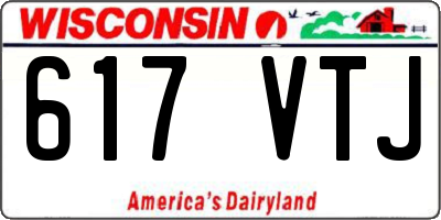 WI license plate 617VTJ