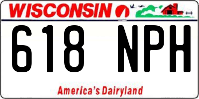 WI license plate 618NPH