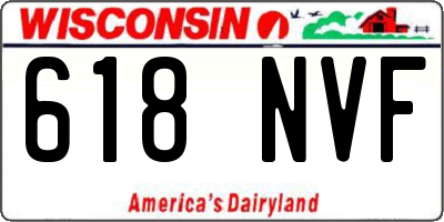 WI license plate 618NVF