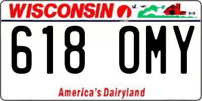 WI license plate 618OMY
