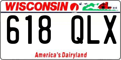WI license plate 618QLX