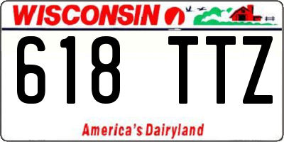 WI license plate 618TTZ